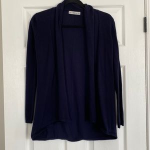 Womens Zara Navy Blue Cardigan